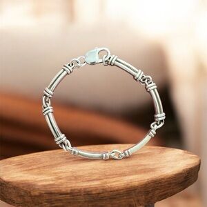 Sophisticated Silver 925 Women's Bracelet 22,2g 7,5 inch